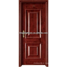 útil mais novo quarto porta aço-madeira interior porta top 10 tipo de China (KTR-701)